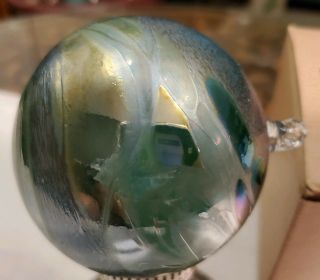 BOROWSKI GLASS STUDIO ORNAMENT HAND CRAFTED IN POLAND.  GERMANY.  LOVELY GIFT BOX 4