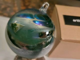 BOROWSKI GLASS STUDIO ORNAMENT HAND CRAFTED IN POLAND.  GERMANY.  LOVELY GIFT BOX 6