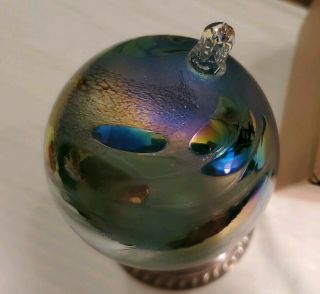 BOROWSKI GLASS STUDIO ORNAMENT HAND CRAFTED IN POLAND.  GERMANY.  LOVELY GIFT BOX 7