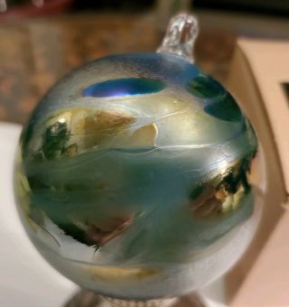 BOROWSKI GLASS STUDIO ORNAMENT HAND CRAFTED IN POLAND.  GERMANY.  LOVELY GIFT BOX 8