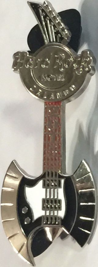 Hard Rock Hotel Orlando 2015 Kiss Gene Simmons Axe Guitar Pin Memorabilia