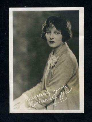 Vintage Corinne Griffith " Fan Photo " 1920 