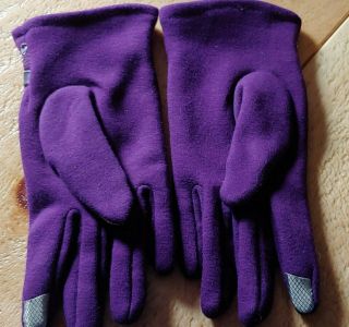 Prince Rogers Nelson Purple Love Symbol Gloves With Touch Screen Fingers 2