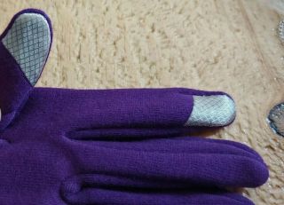 Prince Rogers Nelson Purple Love Symbol Gloves With Touch Screen Fingers 6