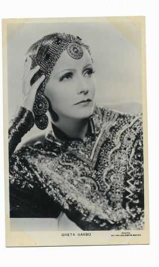 1930s Hollywood Studio Postcard Greta Garbo 531