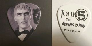 Rob Zombie John 5 John5 Stage Concert Tour Guitar Pick 2019 Addams Family