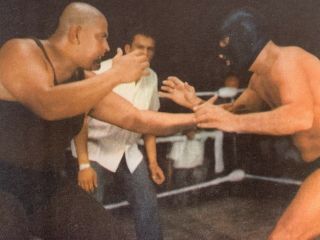 MUERTE EN EL RING Wrestling MEXICAN LOBBY CARD 2