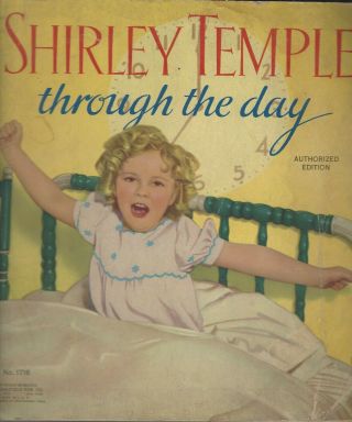 Vintage Shirley Temple Book And Coloring Book - 1930 