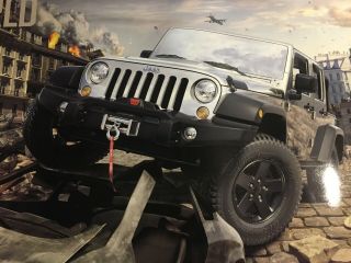 Jeep Wrangler & Call Of Duty - 2012 - Dealer Glossy Promo Poster - 36x24