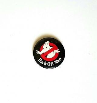 Rare Vintage 1984 Ghostbusters Movie Promo Pin 3 - Bill Murray Dan Aykroyd Logo
