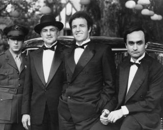 The Godfather Al Pacino Marlon Brando James Caan John Cazale Lineup 8x10 Photo