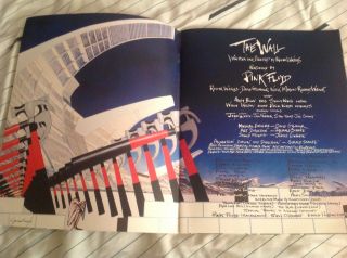 Pink Floyd The Wall Tour Program 1980 USA Tour 2