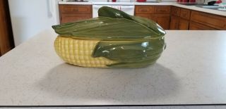 Shawnee Pottery 74 Large King Corn Covered Casserole Dish