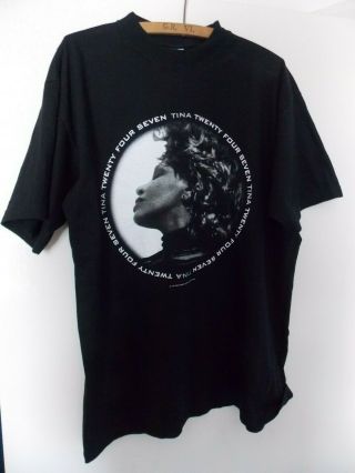 Tina Turner Twenty Seven Around The World 2000 Tour T Shirt Large Cond