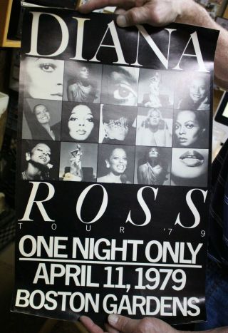 Diana Ross 1979 Concert Tour Poster