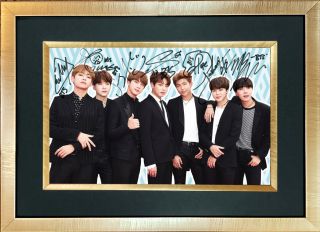 Bts 1 Boy Band Quality Autograph Mounted Signed Photo Reprint Poster 759