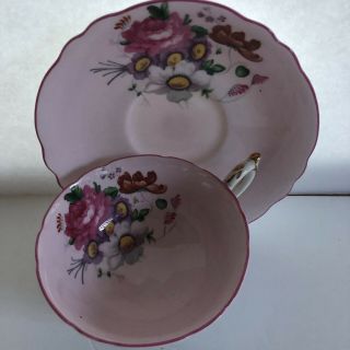 Paragon By Appointment To The Queen Teacup And Saucer Blush Pink Roses