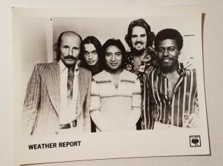 Weather Report - Vintage Record Label Photo - 1980 