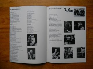 Paul McCartney WINGS OVER EUROPE vintage 1972 Concert program 3