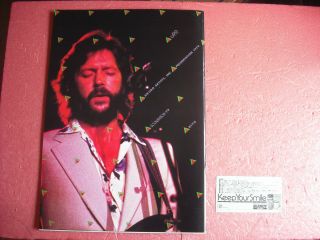 RARE ERIC CLAPTON Japan Tour Program 1979 Japanese Concert brochure Ticket Stub 2