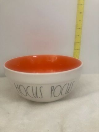 Rae Dunn Hocus Pocus Bowl With Orange Interior -