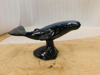 Blue Mountain Pottery Bmp 8 " X 4 - 1/2 " Humpback Whale Figurine