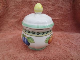 Villeroy & Boch French Garden Fleurence Sugar Bowl With Lid - Luxemborg