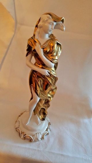 Ugo Zaccagnini Italy Sculpture Woman Signed And Numbered By Artist