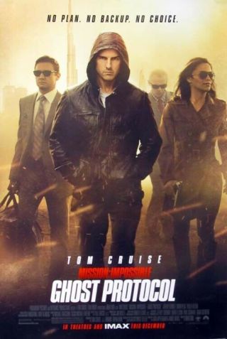 Mission Impossible: Ghost Protocol Great 27x40 D/s Movie Poster (s01)