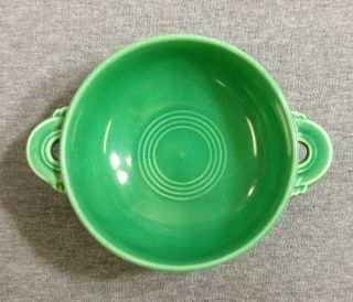 Vintage Fiesta Green Cream Soup Bowl (1936 - 1951) - Fiestaware