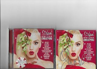 Autographed Cd Booklet Signed Gwen Stefani You Make It Feel Like Christmas