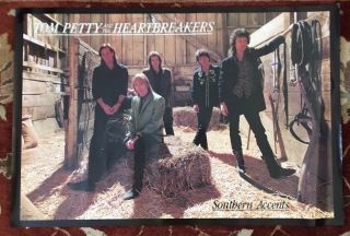 Tom Petty Southern Accents Rare Promotional Poster 24 " X36 "