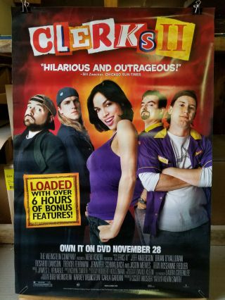 Clerks 2 2006 27x40 Rolled dvd promotional poster 3