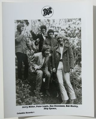 Moby Grape 1960s Us Black & White 8 X 10 Glossy Press Promotional Photo Columbia