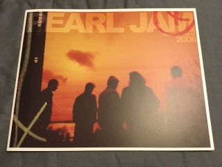 Pearl Jam Rare 2006 Tour Concert Program Vedder Not Poster Shirt Lp