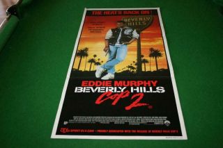 Beverly Hills Cop 2 Eddie Murphy 1987 Aust Orig Daybill Movie Poster Vgood Cond