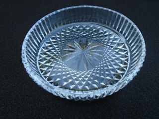 Waterford Crystal Wine Bottle Coaster " Colleen " Pattern