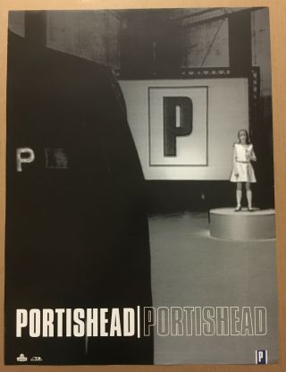 Portishead Rare Promo Poster For Self Titled 1997 Cd Usa 18x24 Never Displayed