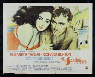 The Sandpiper ✯ Cinemasterpieces 1965 Movie Poster Elizabeth Taylor