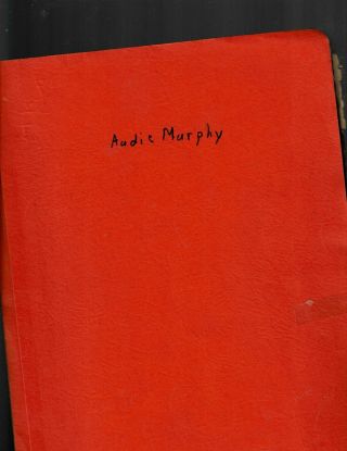 Scrapbook/folder - Audie Murphy - Articles - Mag Photos Etc - Thin