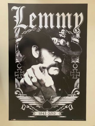Motorhead,  Lemmy Photo By Robert John,  Authentic Licensed 2016 Poster