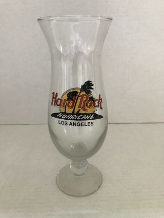 Hard Rock Cafe Los Angeles La Hurricane Cocktail Beer Drink Glass