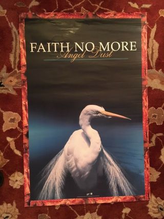 Faith No More Angel Dust Rare Promotional Poster Chuck Mosley