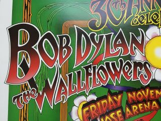 Bob Dylan Stevie Wonder The Wallflowers Poster 1997 - Orignal
