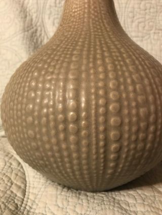 Jonathan Adler Sage Green vase Pot A Porter ribbed matte finish bulb shape 2