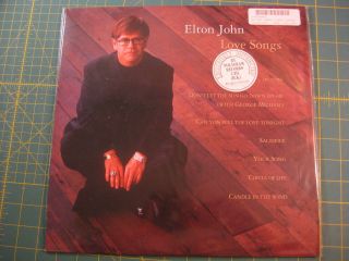 Elton John 1995 Love Songs Laserdisc Hong Kong Issue Ntsc