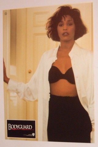 The Bodyguard Lobby Card Print - Whitney Houston,  Kevin Costner 1