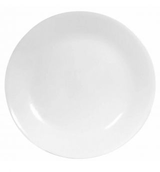Set Of 6 Corelle 10 - 1/4 " Dinner Plates Winter Frost White