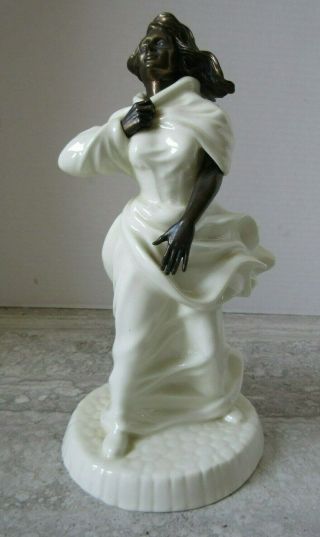 1978 Minton Sea Breezes Porcelain & Bronze Figurine