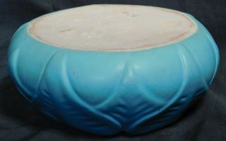 Antique Van Briggle Art Pottery Bowl Arts Crafts Ming Blue Early 5